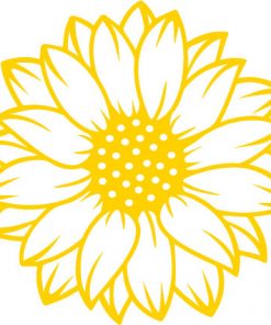 Free Free 50 Svg Cricut Sunflower Simple Sunflower Svg SVG PNG EPS DXF File