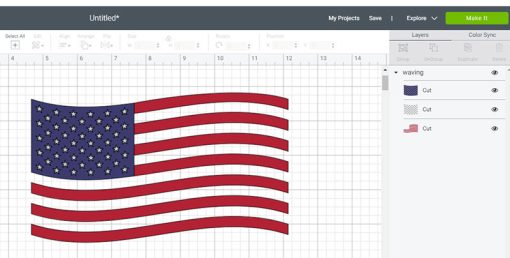 American Flag Svg Free 3