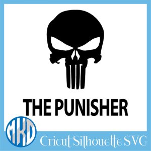 The Punisher Logo SVG DXF EPS Digitial Download