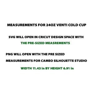 MEASUREMENTS coldcup