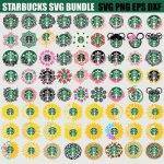 Starbucks Sunflower Svg,69 designs,Starbucks svg bundle,Sunflower Svg,Half Sunflower Svg,Sunflower Svg For Starbuck Cold Cup