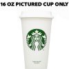 Template 16 oz Starbucks Hot Cup 1