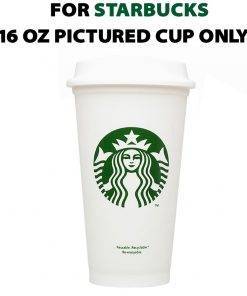 Template 16 oz Starbucks Hot Cup 1
