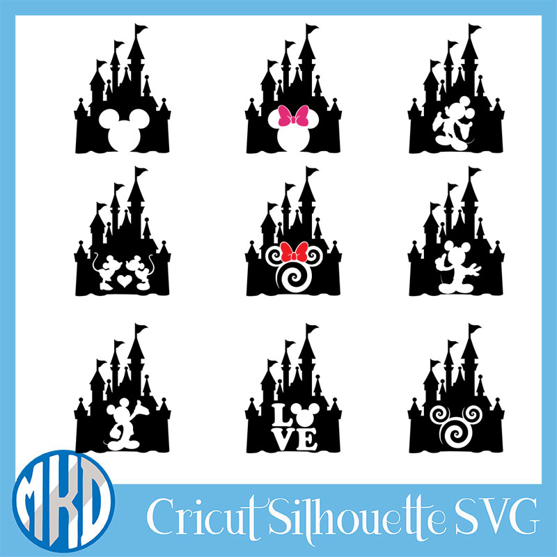 Free Free 176 Disney Castle Silhouette Svg SVG PNG EPS DXF File