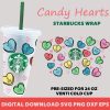 candy hearts full wrap
