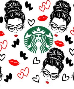 LV - Starbucks Cup wrap SVG-24OZ- Fashion SVG – Kawaii Raymi