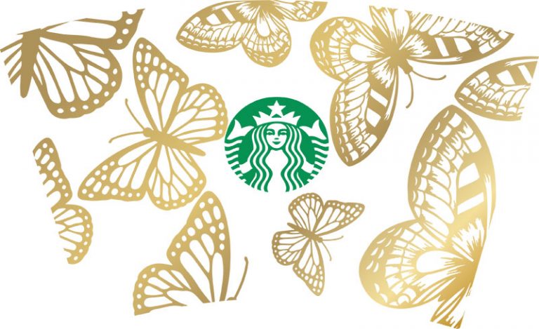 Free Free 200 Butterfly Free Starbucks Cup Wrap Svg SVG PNG EPS DXF File