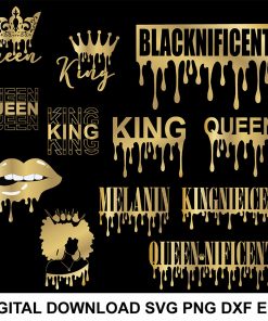 King Queen Svg King and Queen Svg King and Queen (Instant Download) 