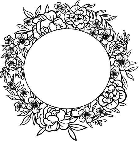 Free Free 153 Flower Circle Border Svg SVG PNG EPS DXF File