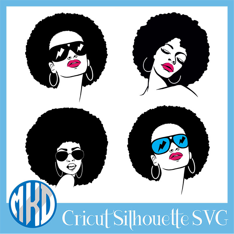 Free Black Woman Silhouette Downloadable Free African American Svg
Files SVG PNG EPS DXF File