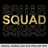 Squad svg file Squad svg file