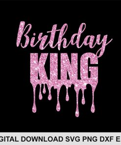 birthday king svg