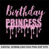 birthday princess svg