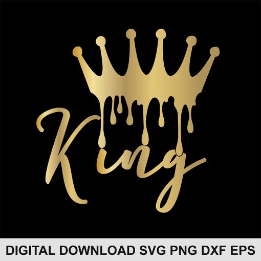 king crown font svg