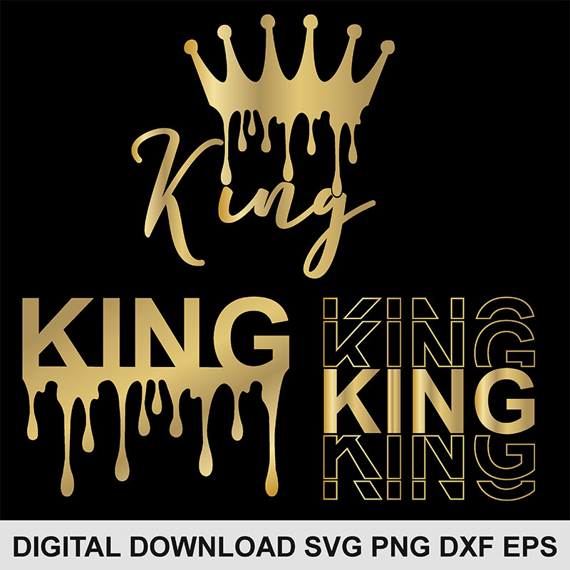 King Queen Svg King and Queen Svg King and Queen (Instant Download) 