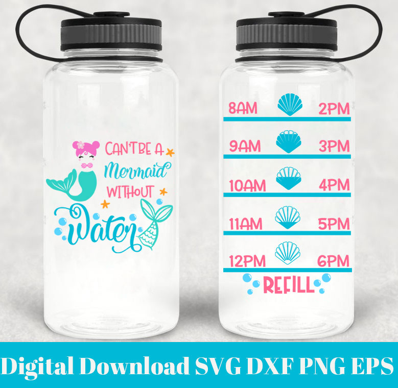 Free Free 153 Mermaid Water Bottle Svg SVG PNG EPS DXF File
