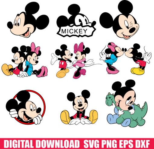 mickey mouse head svg files