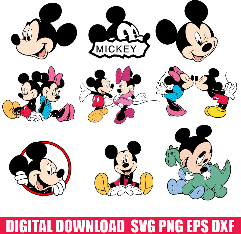 Head Svg Cricut Cut Files Bundle SVG Layered Svg -   Mickey mouse  drawings, Diy disney shirts, Disney trip shirts