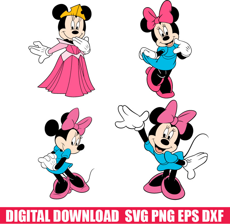 Minnie Magical and Fabulous Svg, Fashion Mouse Couple Svg