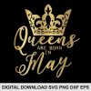 queen crown may svg
