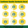 sunflower starbucks svg
