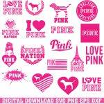 Love Pink Svg,Love Pink SVG Bundle,Love Pink Clip Art Bundle,Love Pink