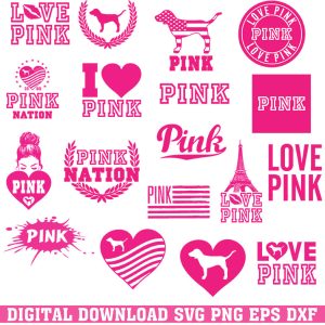 Love Pink Svg,Love Pink SVG Bundle,Love Pink Clip Art Bundle,Love Pink