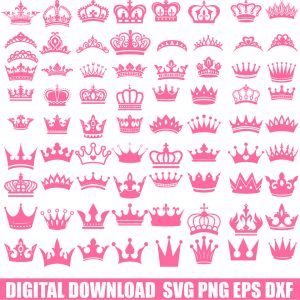 Crown SVG,Crown SVG Bundle,King Crown SVG,Queen Crown svg,Princess Crown svg,Royal Crown SVG,King Crown