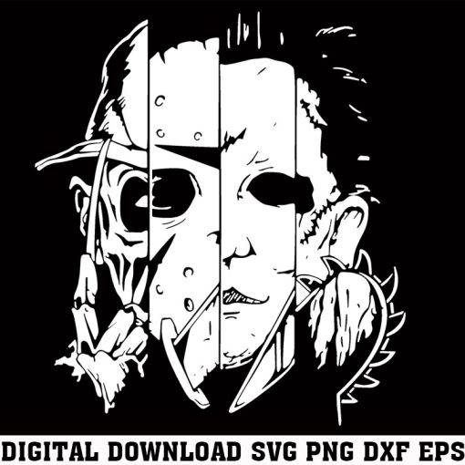 horror movie killers svg