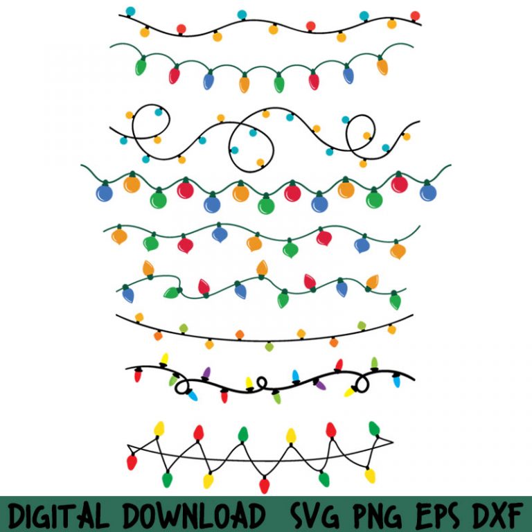 Christmas Lights SVG: Illuminating the Festive Season with Artistic Flair