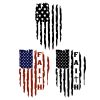 Distressed American Flag svg file
