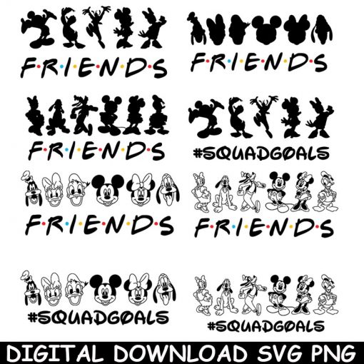 Mickey mouse friends svg files