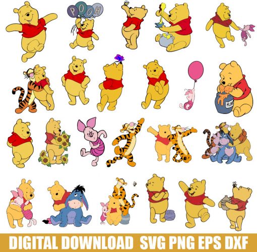 Winnie the Pooh svg bundle