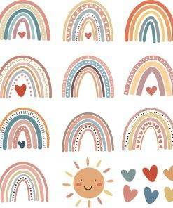 boho rainbow svg