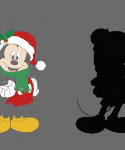 christmas mickey mouse svg file