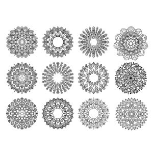 floral mandala svg File