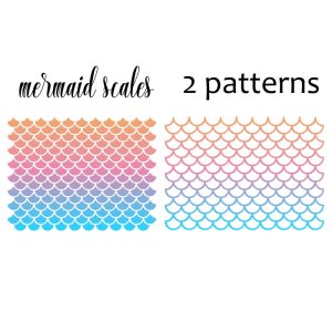 Mermaid Scales Svg,Mermaid Scales SVG Mermaid tail seamless pattern cut file