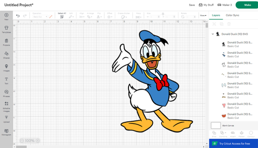 Donald duck cricut Donald duck cricut