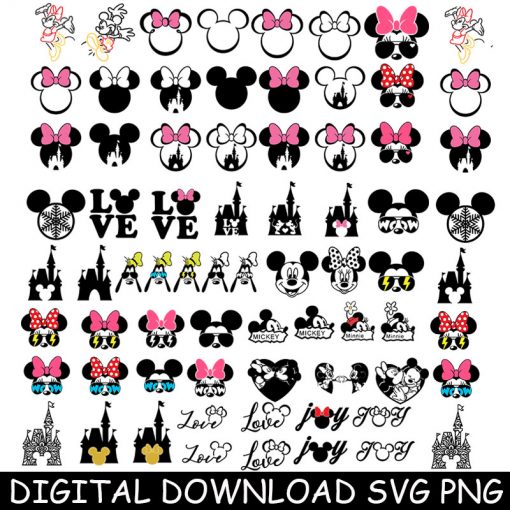 Mickey mouse svg bundle