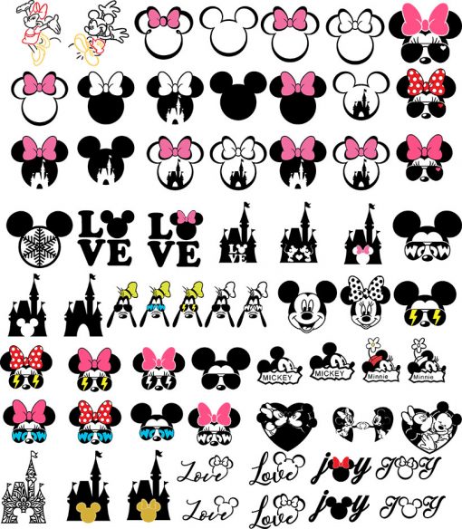 Mickey mouse svg bundle file