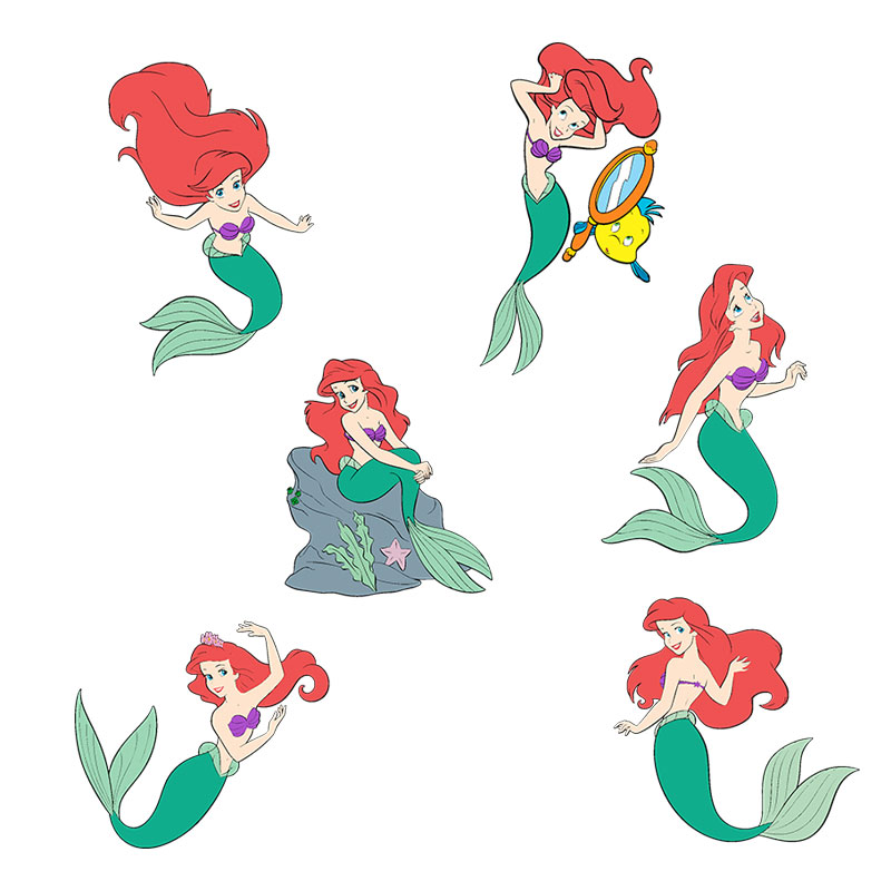 little mermaid svg