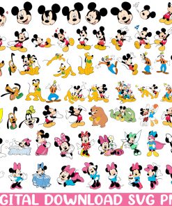 mickey and friends svg