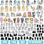 bluey svg,bluey grannies svg,bluey and bingo svg,bluey cricut design,bluey svg black and white,bluey svg cricut