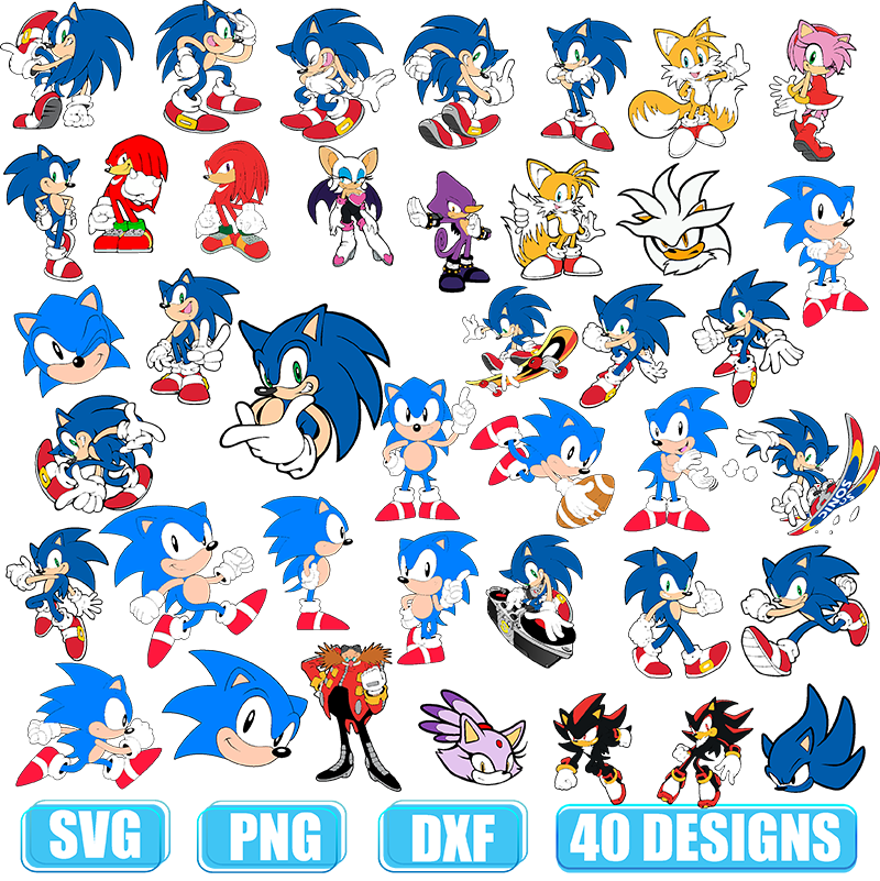 Sonic Png the Hedgehog Svg Shirt Files for Cricut and -  Sweden