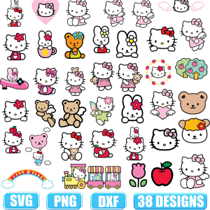 hello kitty svg,hello kitty bow svg,sanrio svg,hello kitty svg cricut
