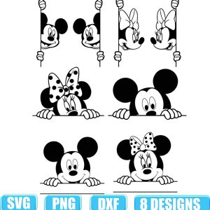 mickey mouse peeking svg,minnie mouse peeking svg,peeking mickey svg,mickey peeking svg
