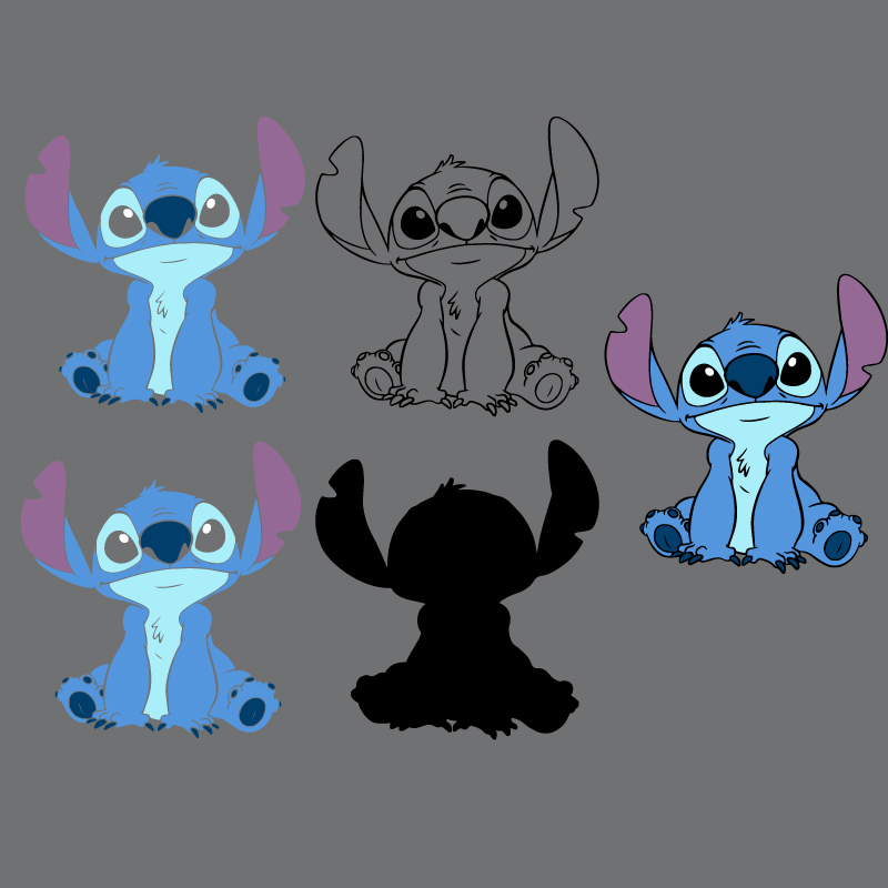 Baby Stitch SVG Bundle, Baby Stitch SVG, Stitch SVG, Lilo And Stitch SVG