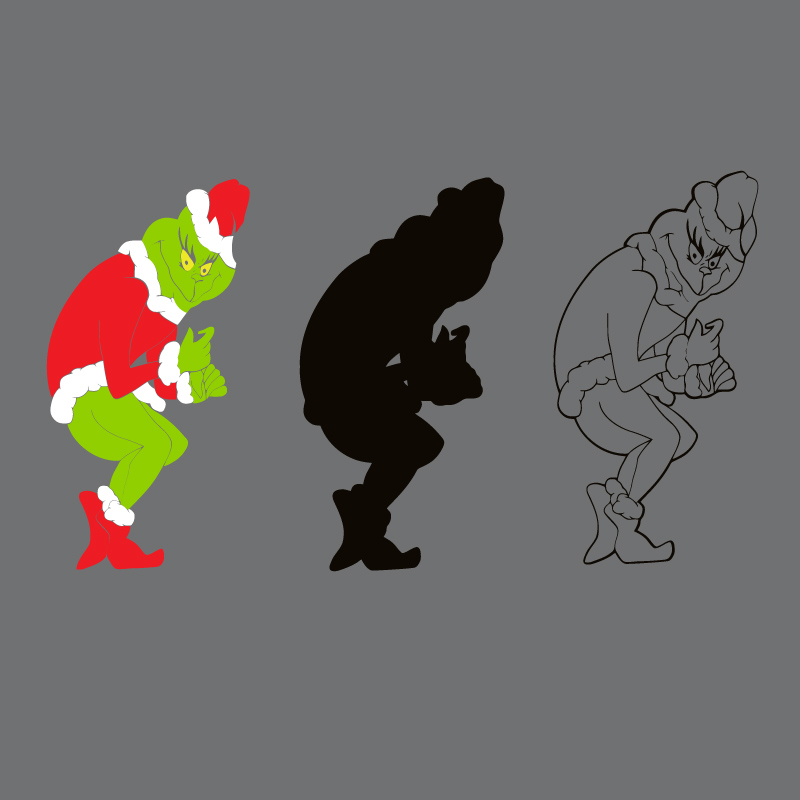 Grinch And Reindeer Christmas Truck Svg, Grinch Svg, Merry