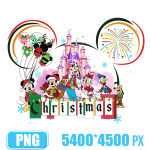 Mouse And Friends Surprise Christmas Png,Merry Christmas Png,Family Vacation Christmas Png,Xmas Png