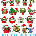 yoda christmas svg,christmas yoda svg,mandalorian christmas svg